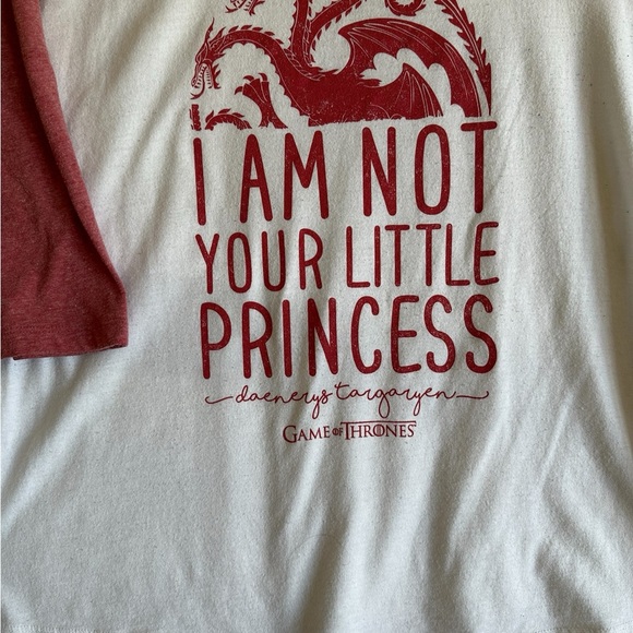 GAMES OF THRONES I’M NOT YOUR LITTLE PRINCESS WOMANS T SHIRT SZXXL - Picture 5 of 12